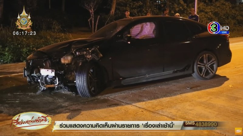 หญิงขับ BMW ซิ่ง 207 ชนแม่ลูกดับ 3 ราย